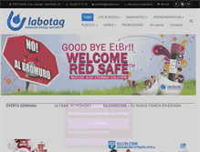 Tablet Screenshot of labotaq.com